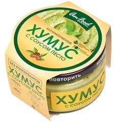 Хумус с соусом песто Am Food 200г