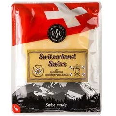 Сыр полутвердый Швейцария Свисс 48% жир. 125г