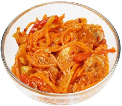 Салат Хе с красной рыбой 200г РАСПРОДАЖА-1}