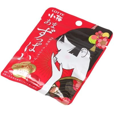 Леденцы Lotte Koume кисло-сладкие со вкусом сливы 26г -1}