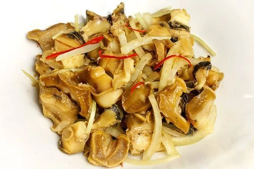 Маринованое мясо рапана