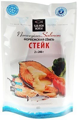Стейки из семги для гриля 400г-0}