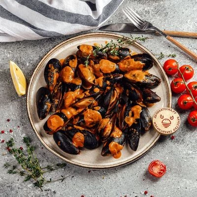 Мидии в соусе Том Ям от Шефа 500г -0}