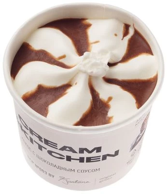 Мороженое Cream&Kitchen Кокос с шоколадным соусом 75г-0}