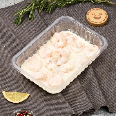 Креветки в соусе Блю-чиз от Шефа 200 гр.-1}