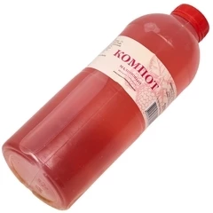 Компот домашний малиновый 1л