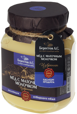 Мед с маточным молочком 500г - купить в Москве по выгодной цене в ...
