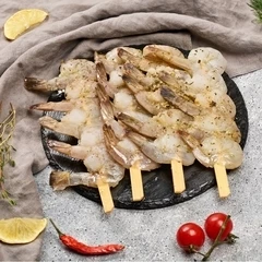 Шашлычки из креветок маринованные от Шефа ~300г