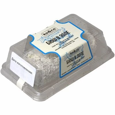 Сыр мягкий из козьего молока с плесенью Бюш де Шевр в золе 45% жир. 85г РАСПРОДАЖА-0}