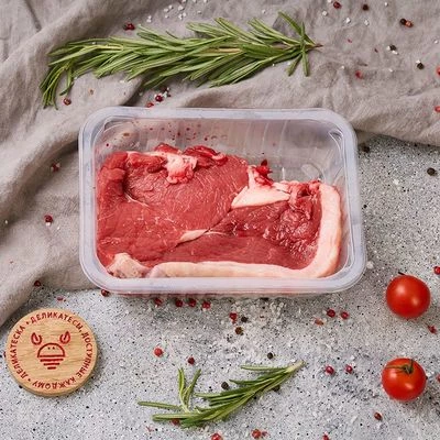 Говядина без кости охлажденная кострец от Шефа ~400г-1}