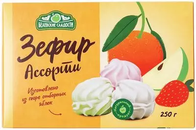 Зефир Белевский Ассорти ручной работы 250г - купить в Москве по ...