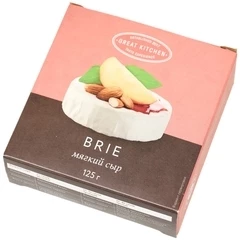 Сыр мягкий с белой плесенью Бри Great Kitchen 125г