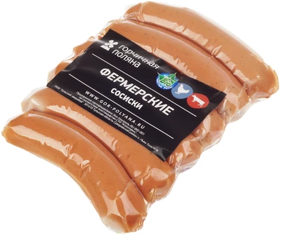 Сосиски фермерские вареные ~300г-1}