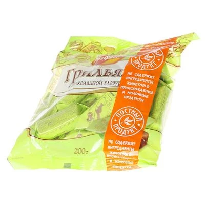 Конфеты Грильяж в шоколадной глазури Рот Фронт 200г-1}