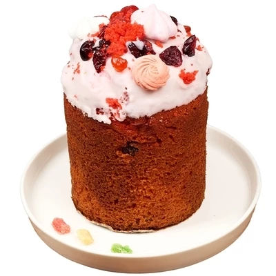 Кулич Пасхальный Красный бархат Деликатеска 450г-0}