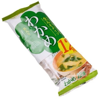 Суп-мисо быстрого приготовления с водорослями Hikari Япония 216г-1}