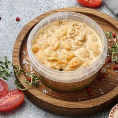 Тар-тар из жареных креветок с крабом от Шефа 180г