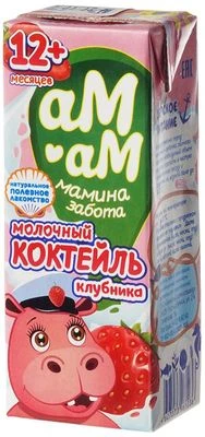 Молочный коктейль Клубника 2.5% жир. для детского питания с 12 месяцев 200мл-1}