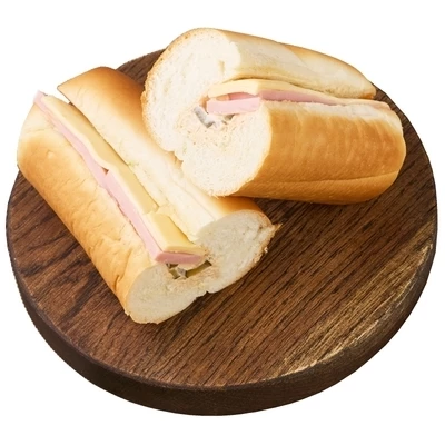 Багет с сыром и ветчиной Деликатеска 250г-0}