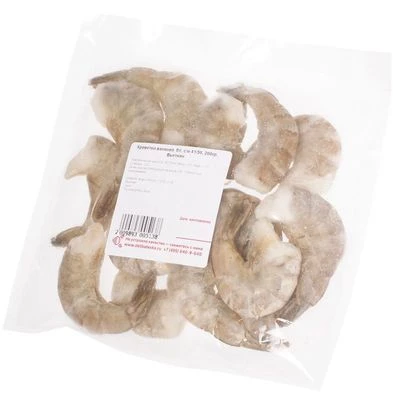 Креветки ваннамей без головы в панцире 21/25 200г-1}