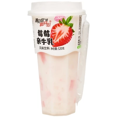 Напиток негазированный Yujianni со вкусом клубники Китай 520г-0}