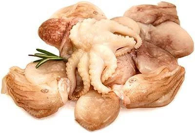 Осьминог мини молодой потрошеный без глаз и челюстей 1кг -0}