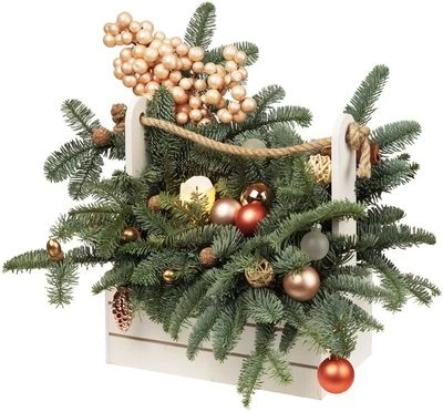 Букет новогодний Рождественский свет-0}