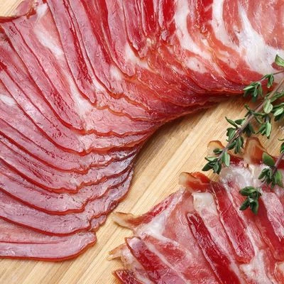 Шейка Кремлевская сыровяленая нарезка Деликатеска 90г-1}