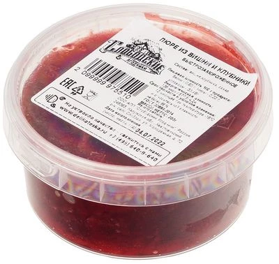 Пюре из клубники с вишней Деликатеска 200г-1}