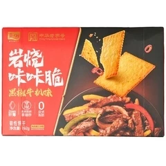Печенье Jiashili пшенично-картофельное со вкусом Бифштекса с черным перцем Китай 192г