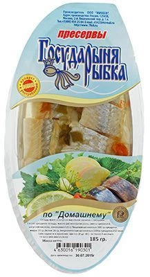 Сельдь филе кусочки в масле 185г-0}