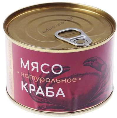 Краб консервированный первая фаланга 240г-0}