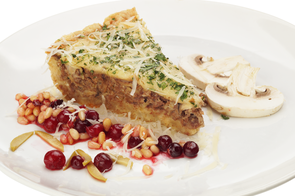 Киш с олениной