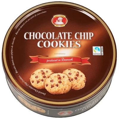 Печенье Chocolate Chip Cookies с шоколадной крошкой Дания 454г-0}