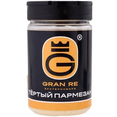 Сыр твердый Пармезан Gran Re тертый 40% жир. 75г-0}