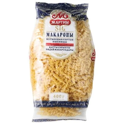 Макаронные изделия Спираль Мартин 400г-0}