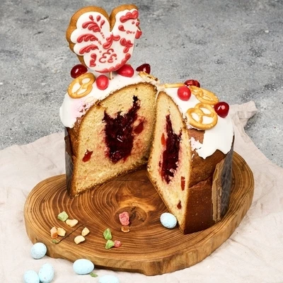 Кулич в Русском стиле большой Деликатеска 900г-1}