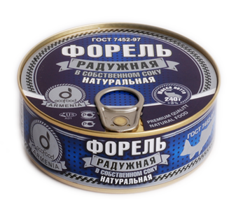 Форель радужная натуральная, 240г