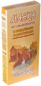 Манка по-старорусски с отрубями и зародышем 500г