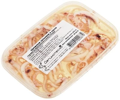 Щупальца кальмара в масле пресервы 200г -1}