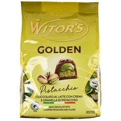 Конфеты шоколадные Golden с кремовой начинкой из фисташки Италия 200г