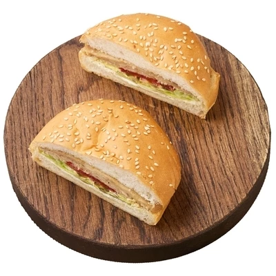 Бургер с куриной котлетой Деликатеска 180г-0}