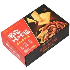 Печенье Jiashili пшенично-картофельное со вкусом Бифштекса с черным перцем Китай 192г