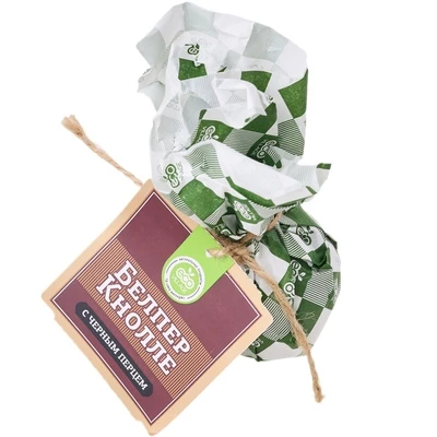 Сыр Белпер Кнолле с черным перцем Eco Village 45% жир. 100г-1}