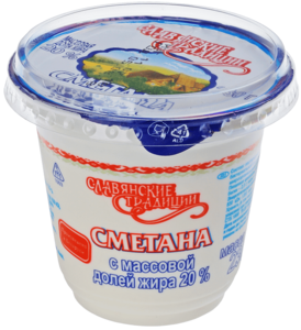 Сметана 20% жир., 230г