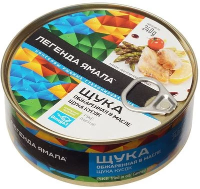 Щука обжаренная в масле 227г-0}