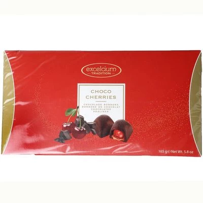 Шоколадные конфеты Excelcium Вишня в ликере Бельгия 165г-1}