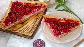 Чизкейк с брусникой