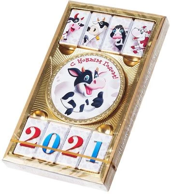 Набор шоколадок Веселый Теленок 65г-1}