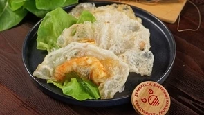 Рисовые чипсы с креветками